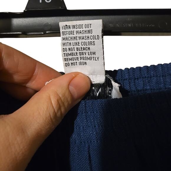 Alfred Dunner Navy Blue Elastic Waist Pants w/ Pockets 18W - Picture 7 of 8